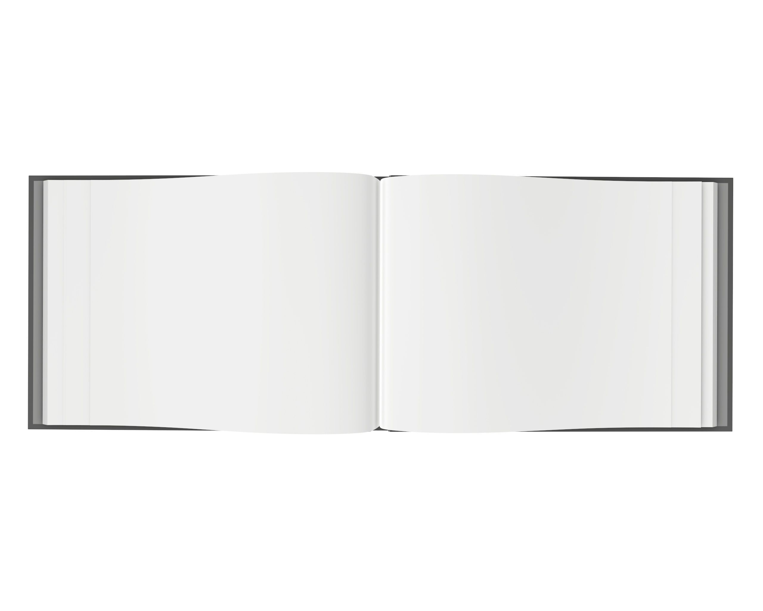 Album opened size A5 02 3D model_3