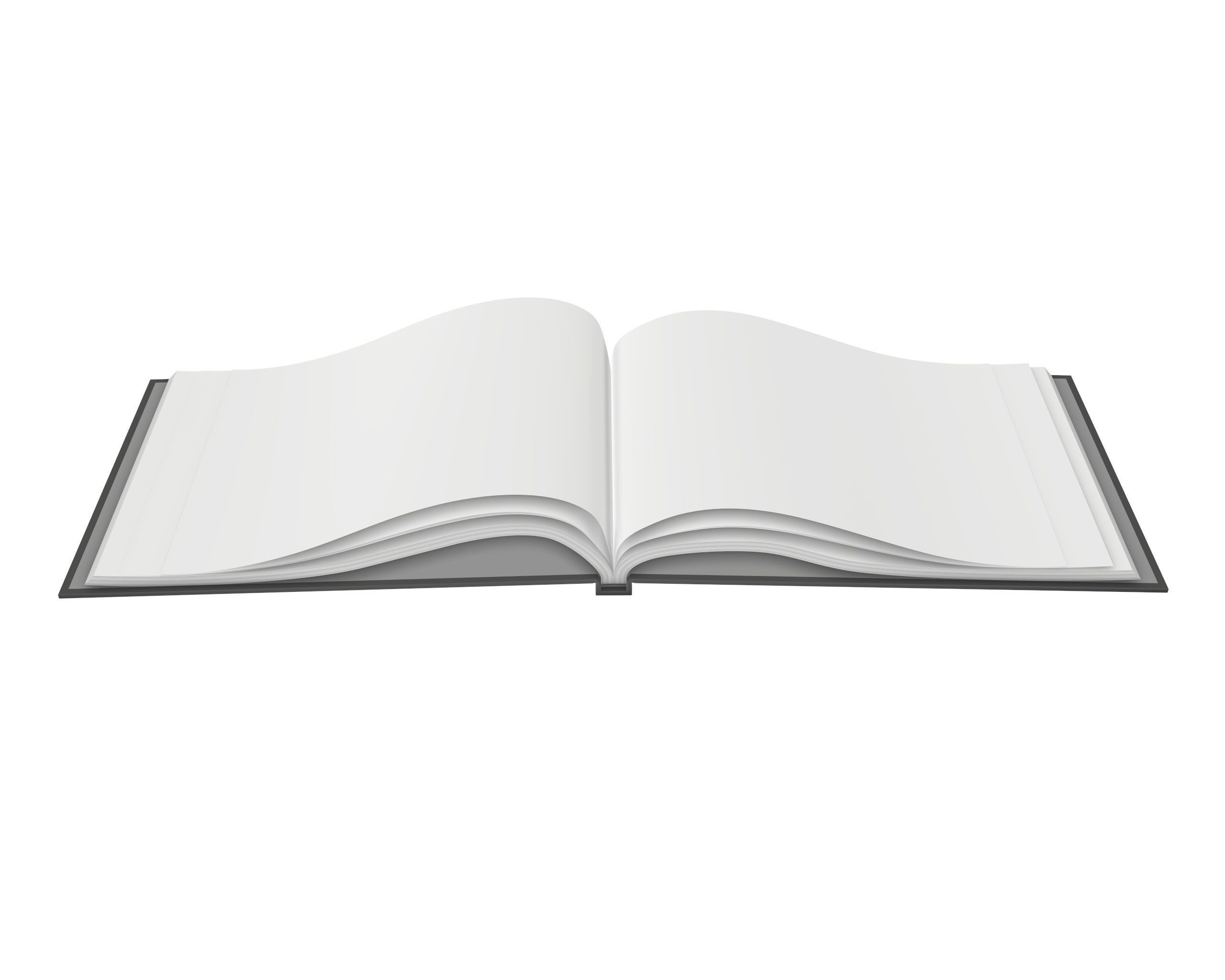 Album opened size A5 02 3D model_1