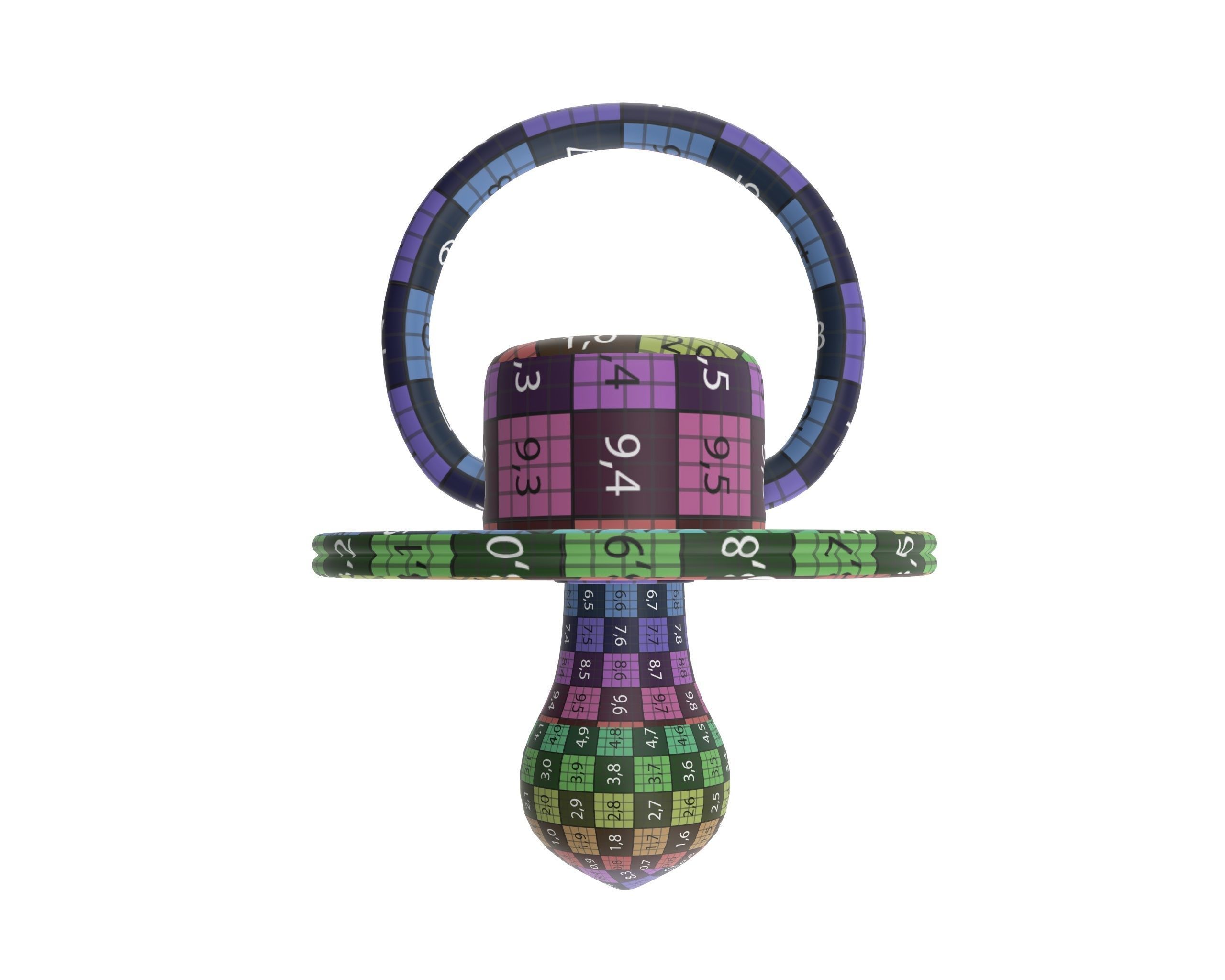 Babys dummy 3D model_11