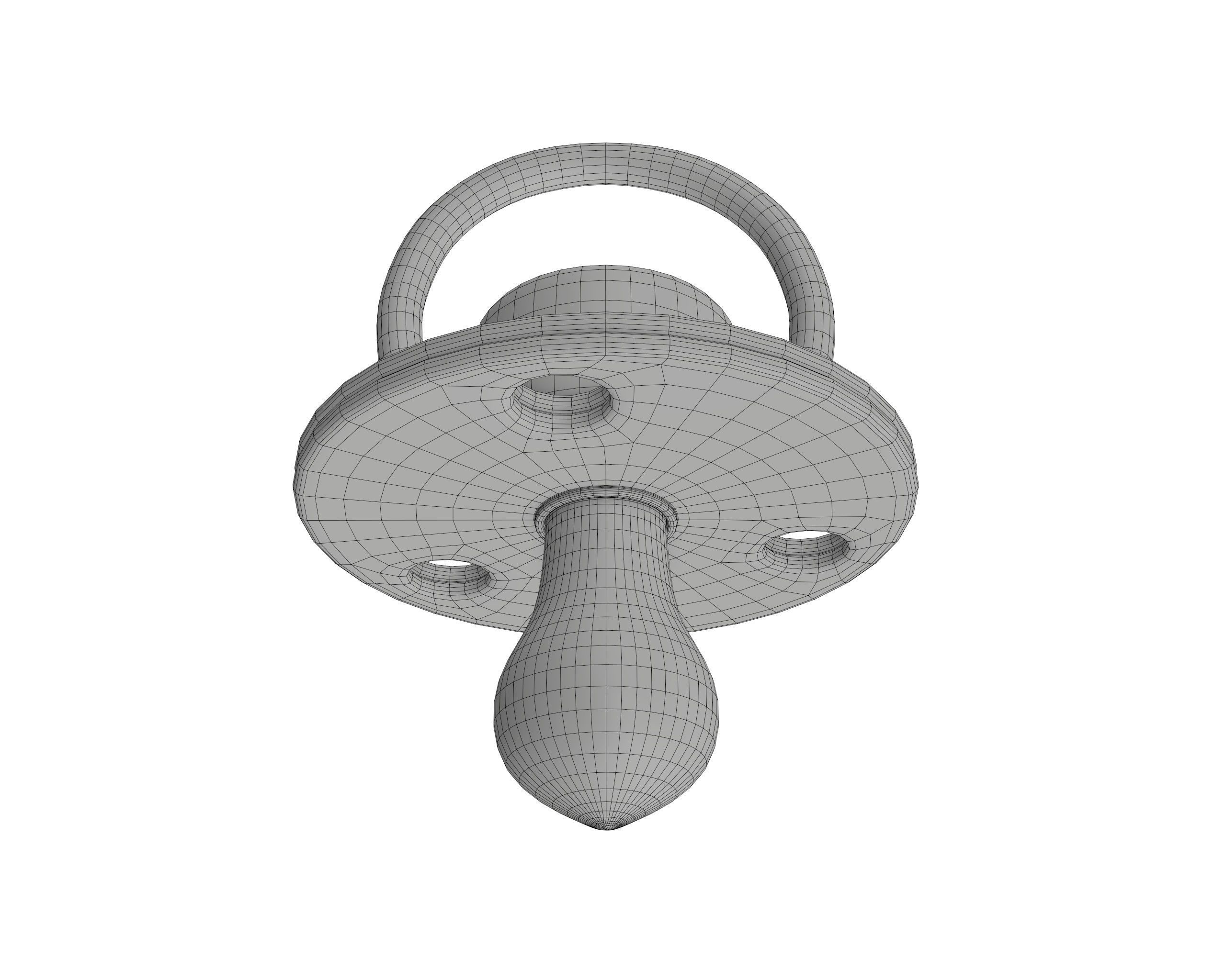 Babys dummy 3D model_8