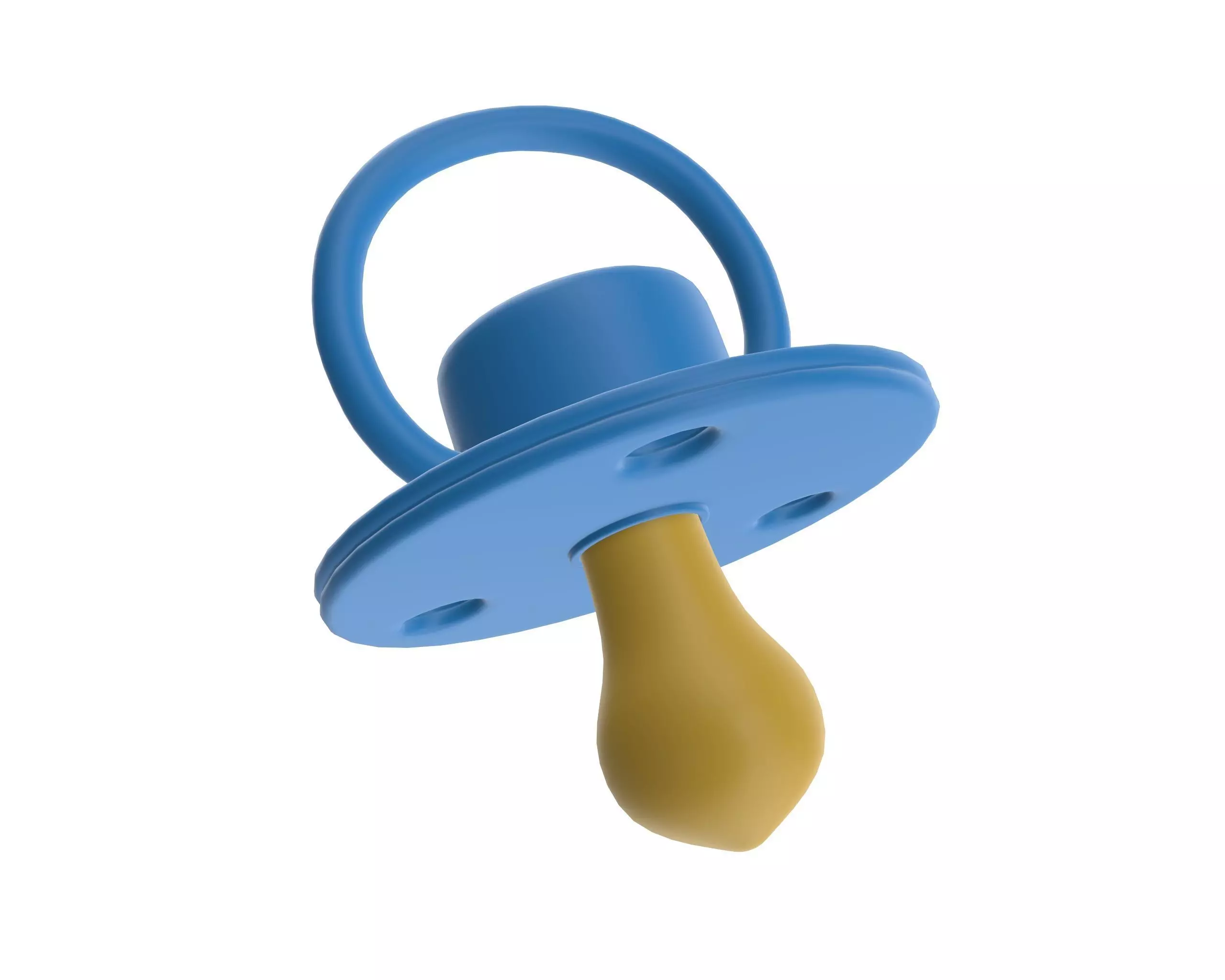 Babys dummy 3D model_0