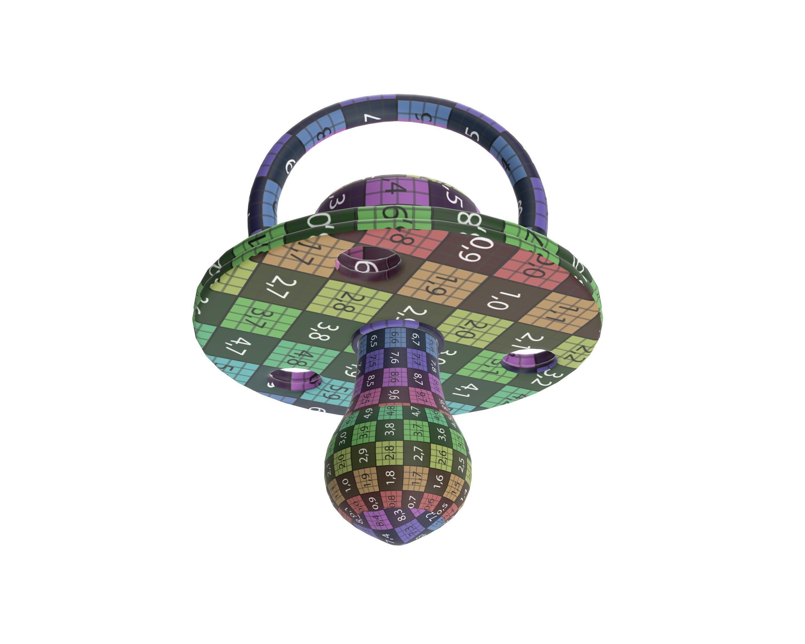 Babys dummy 3D model_12