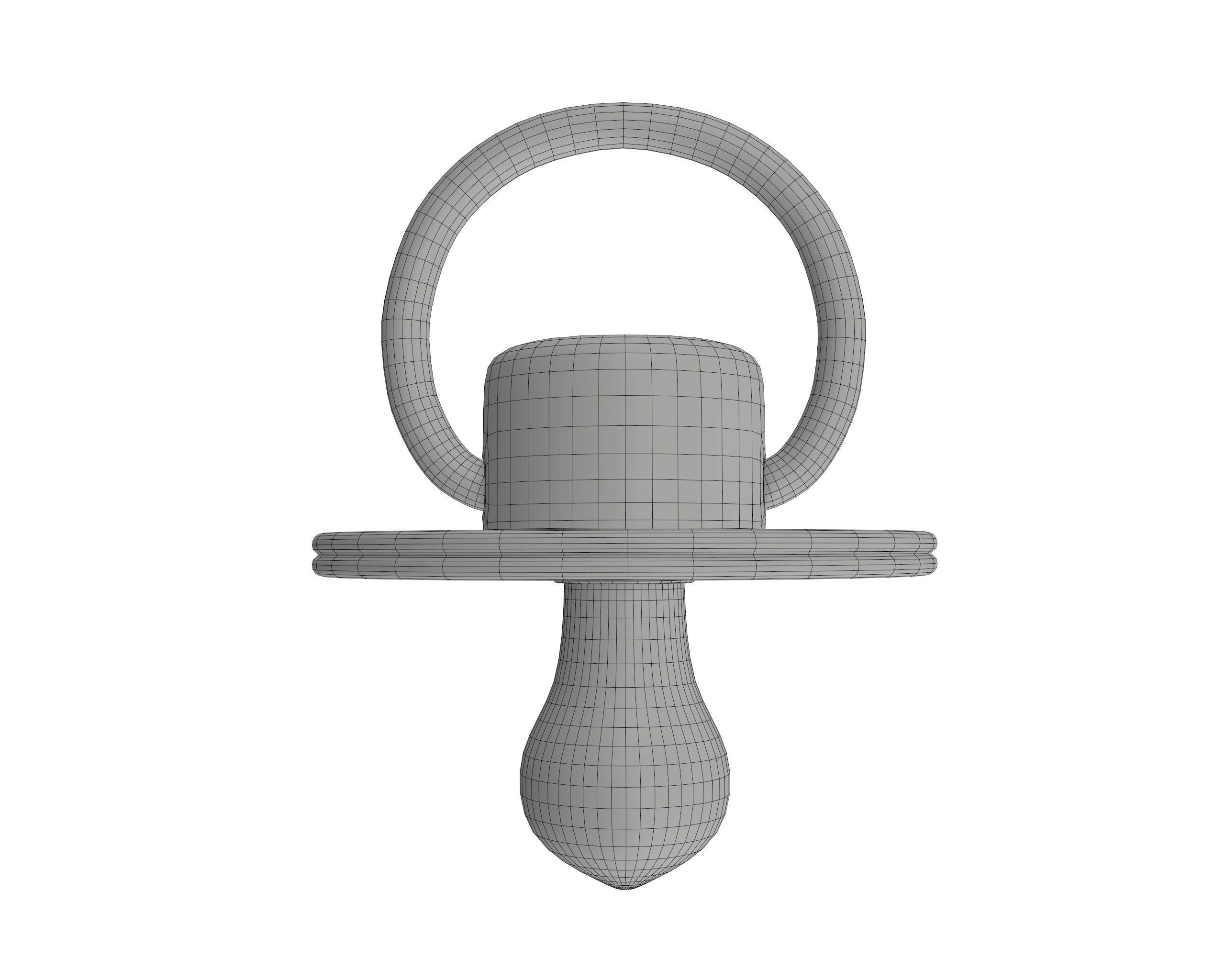 Babys dummy 3D model_7