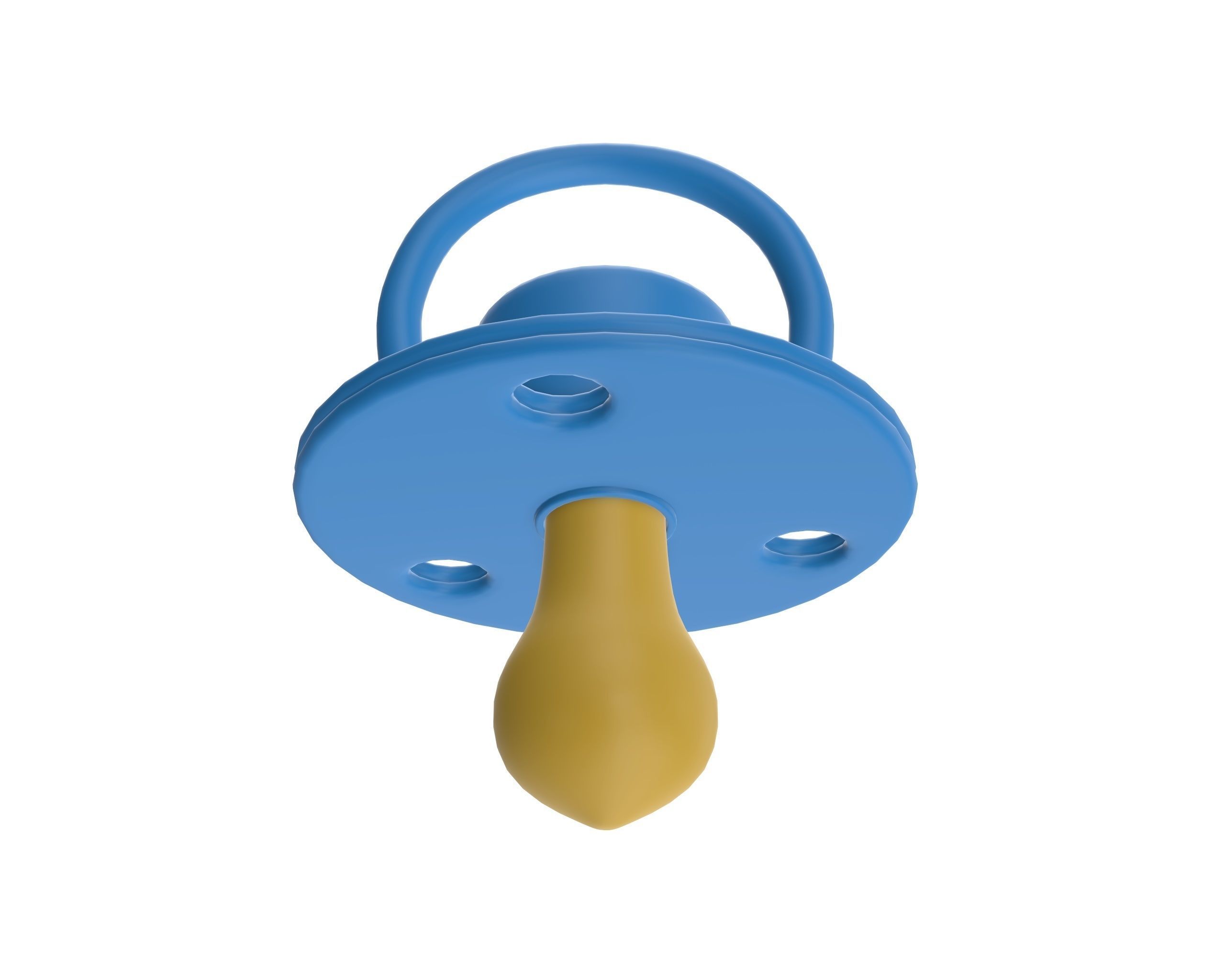 Babys dummy 3D model_4