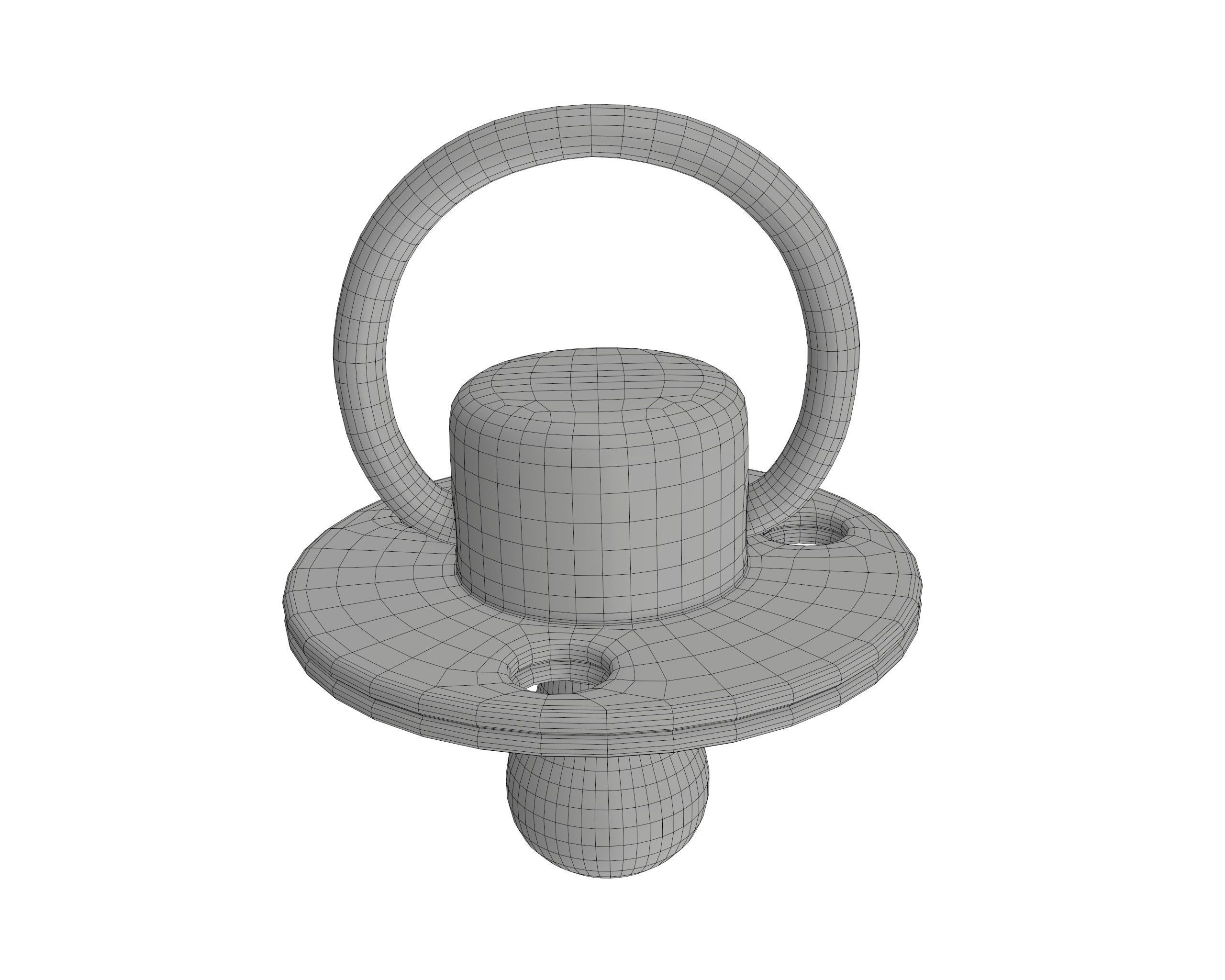 Babys dummy 3D model_6