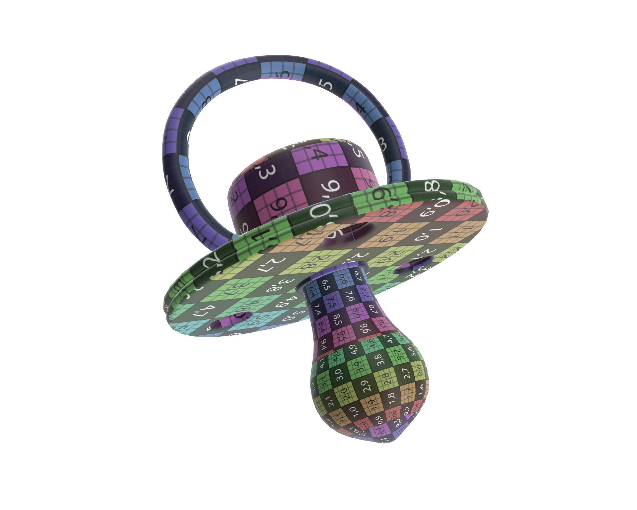 Babys dummy 3D model_9