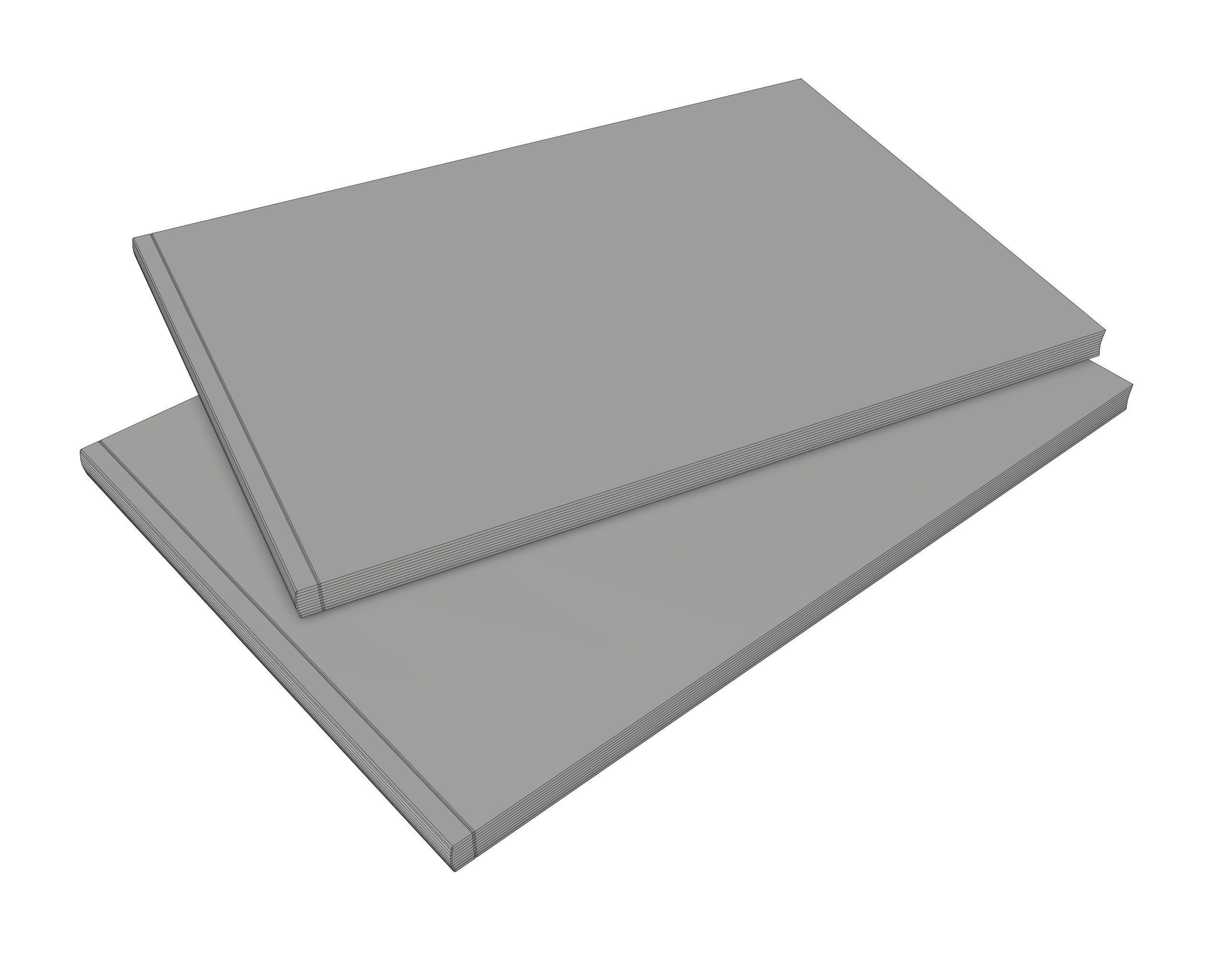 Brochure closed size A5 01 3D model_4