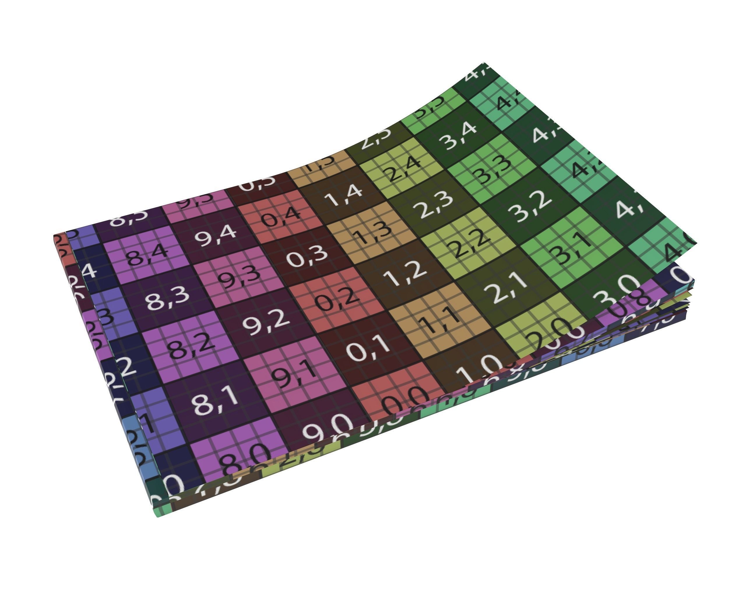 Brochure closed size A5 02 3D model_8