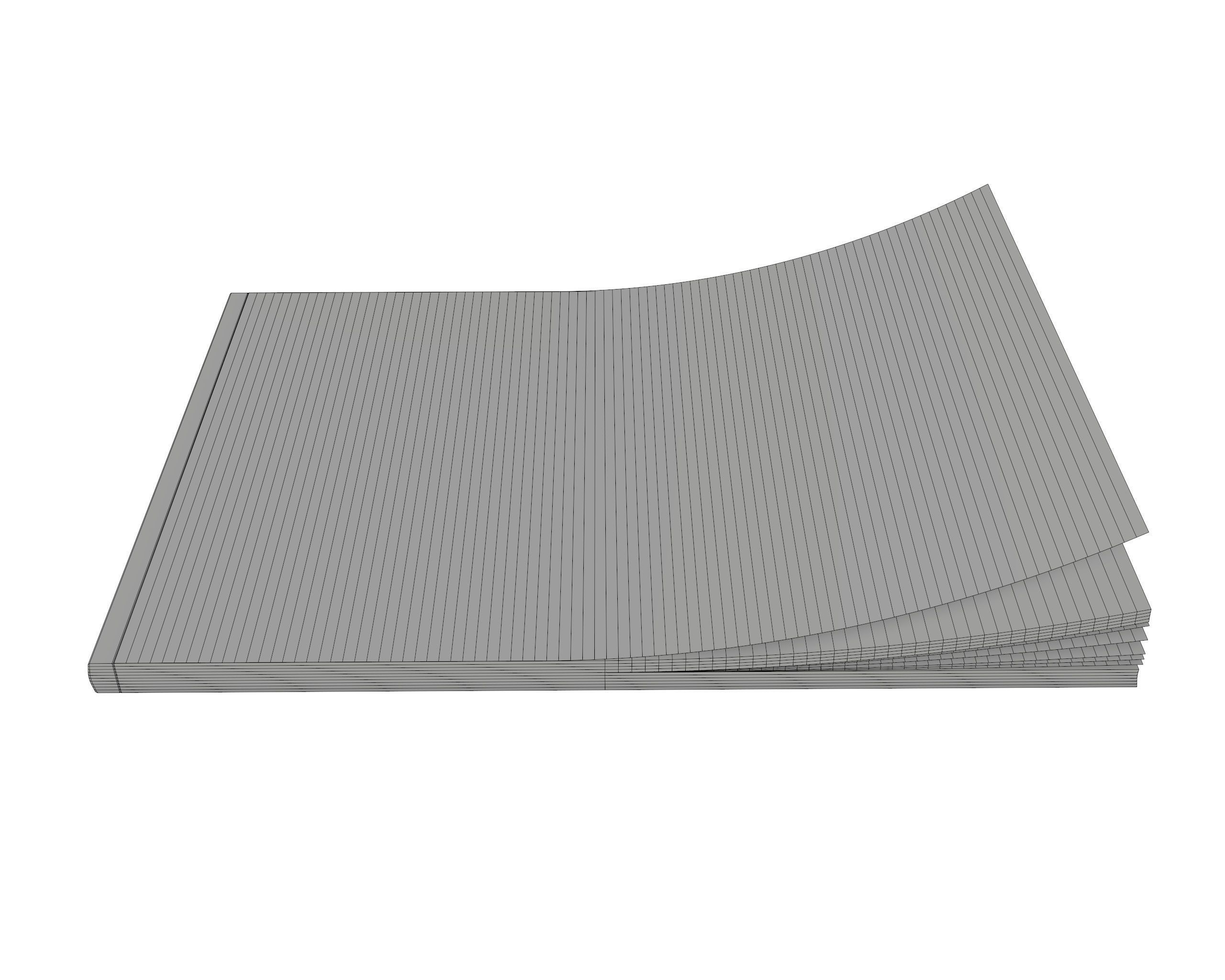 Brochure closed size A5 02 3D model_5