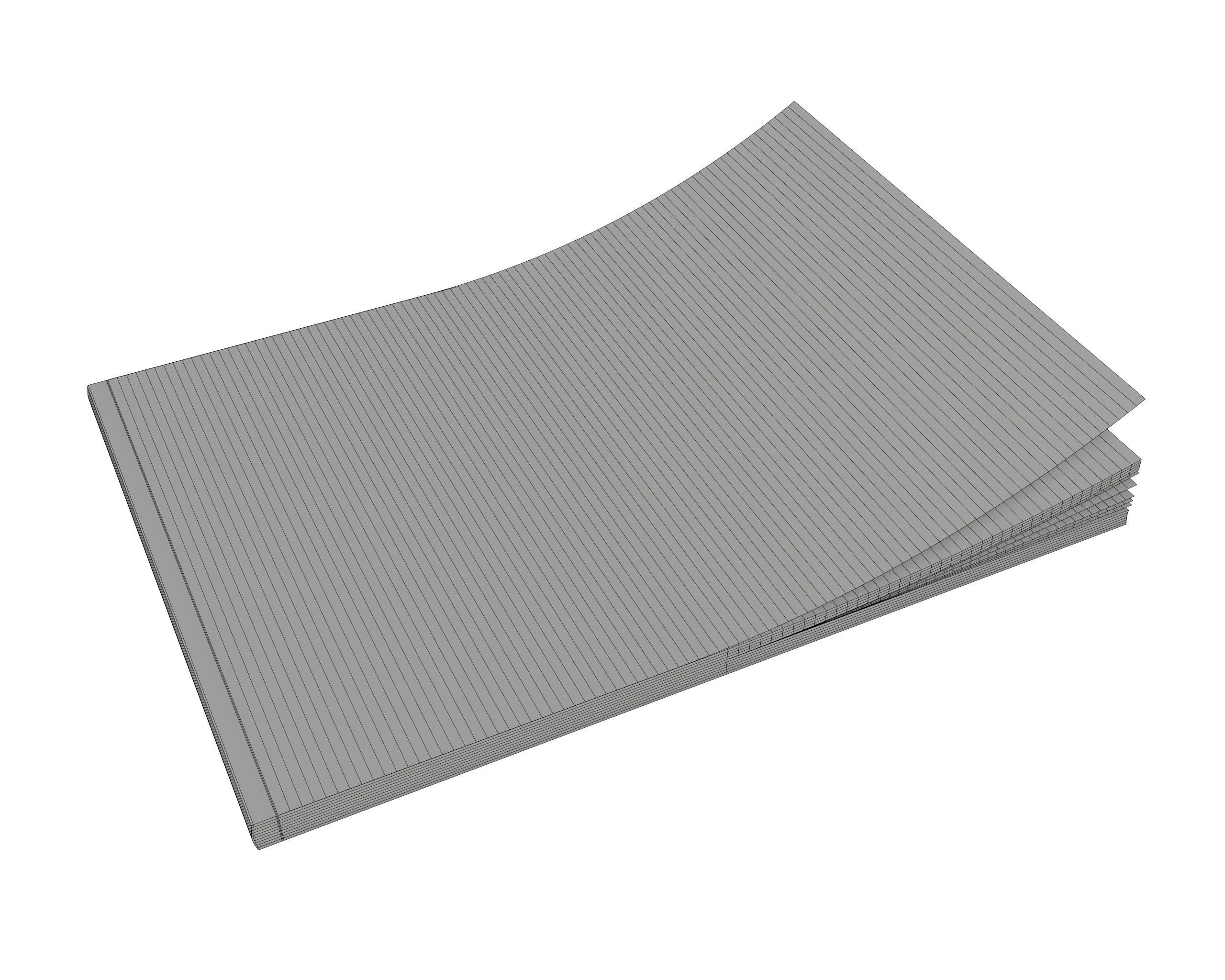 Brochure closed size A5 02 3D model_4