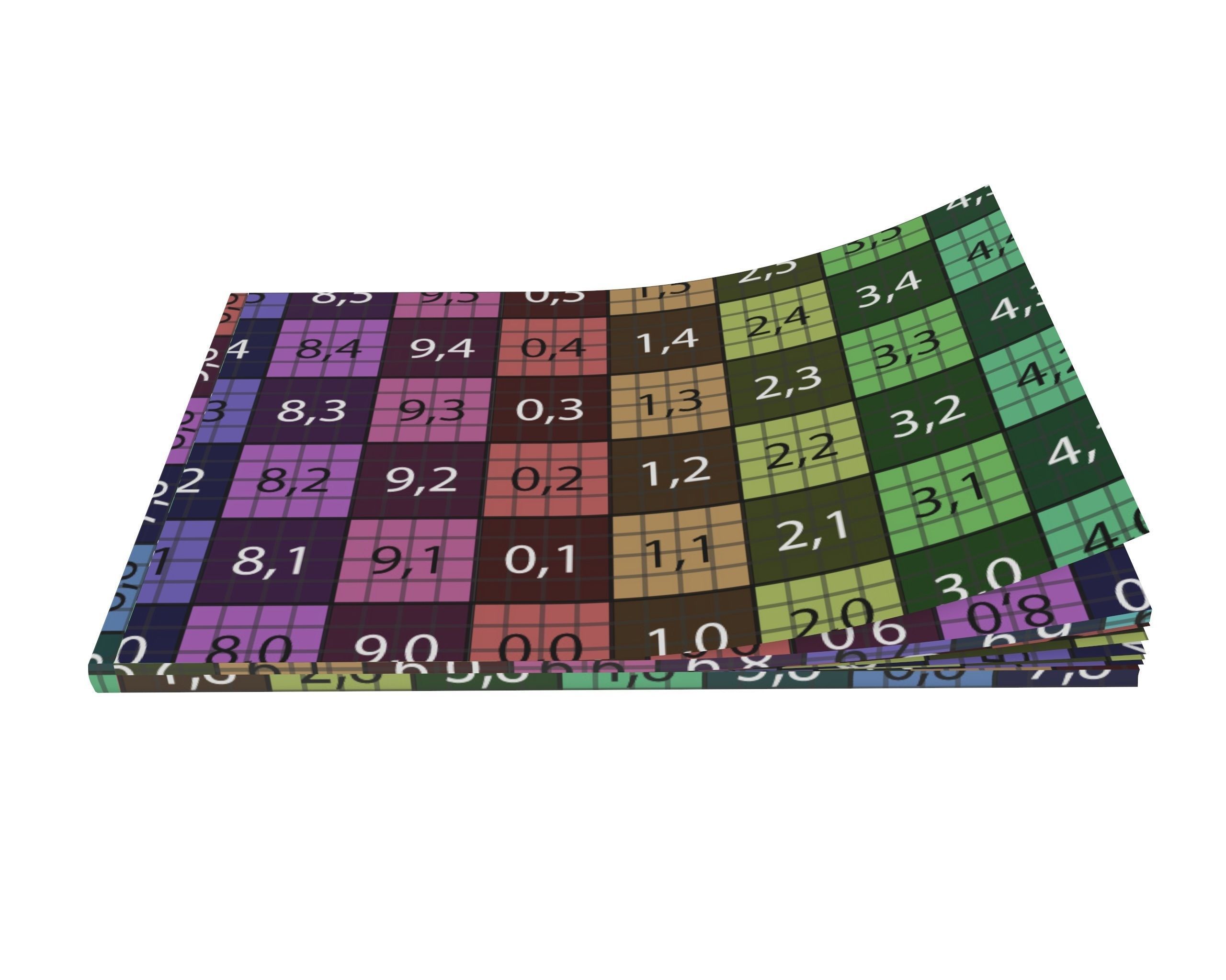 Brochure closed size A5 02 3D model_9