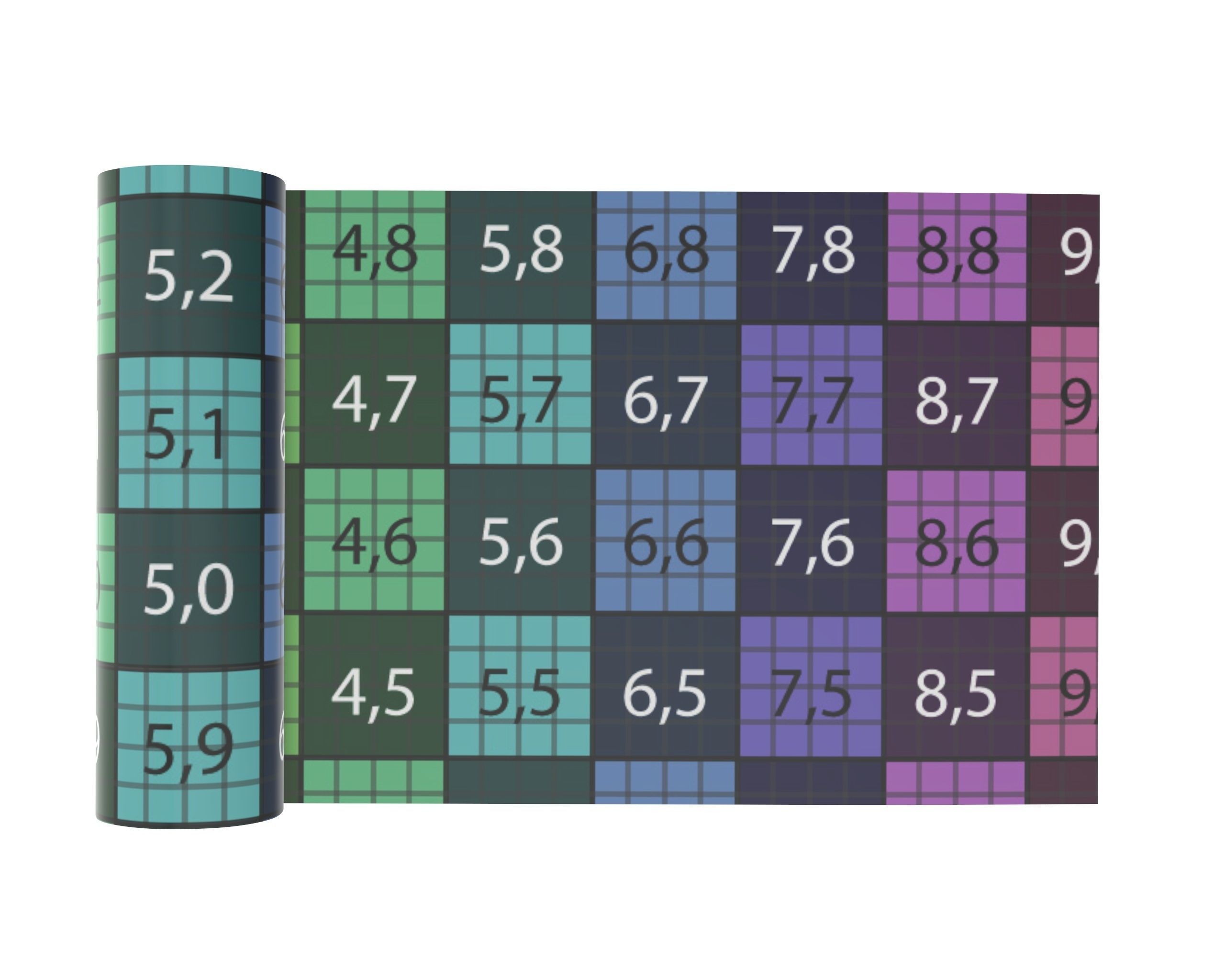 brochure opened size A5 03 3D model_11