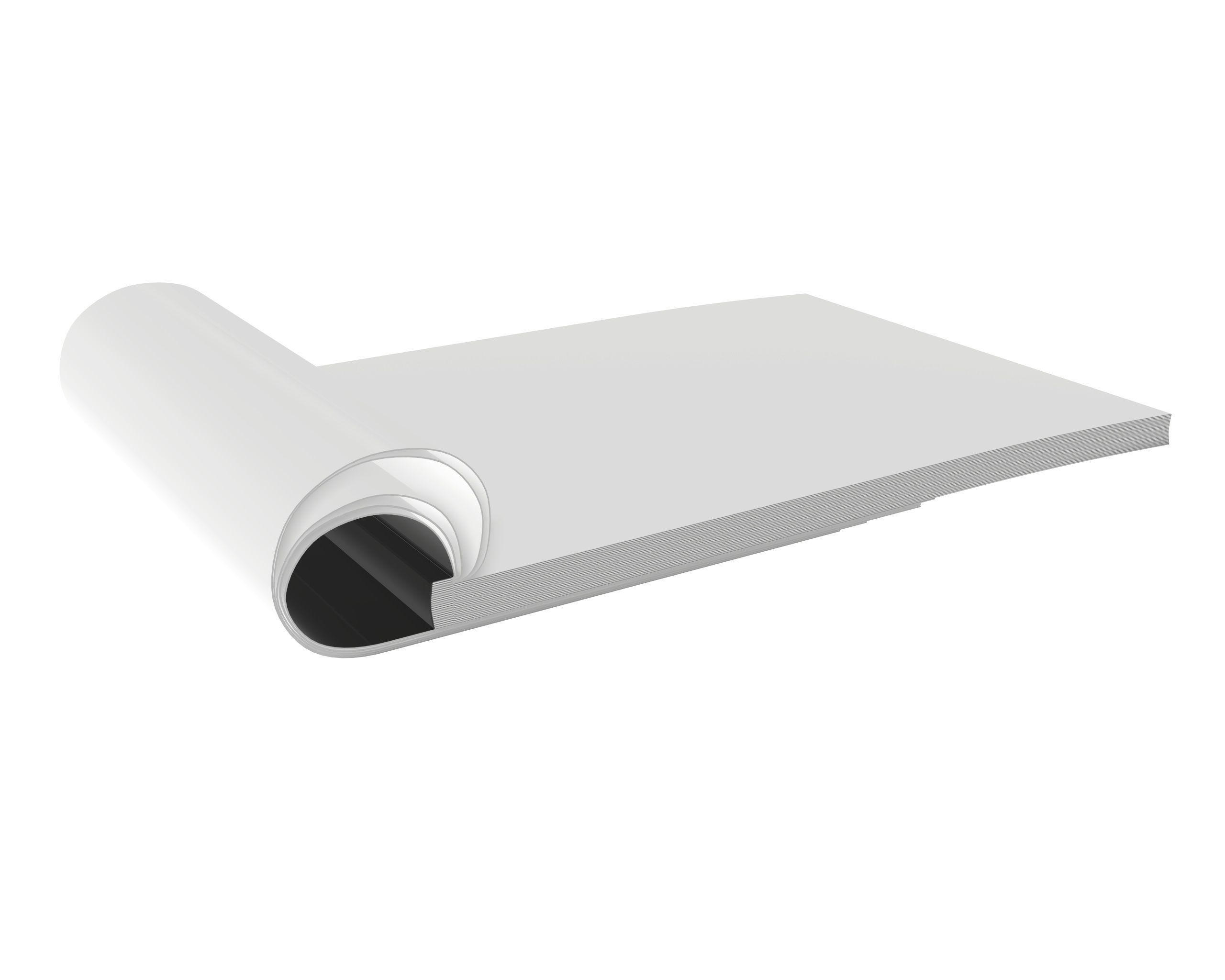 brochure opened size A5 03 3D model_2