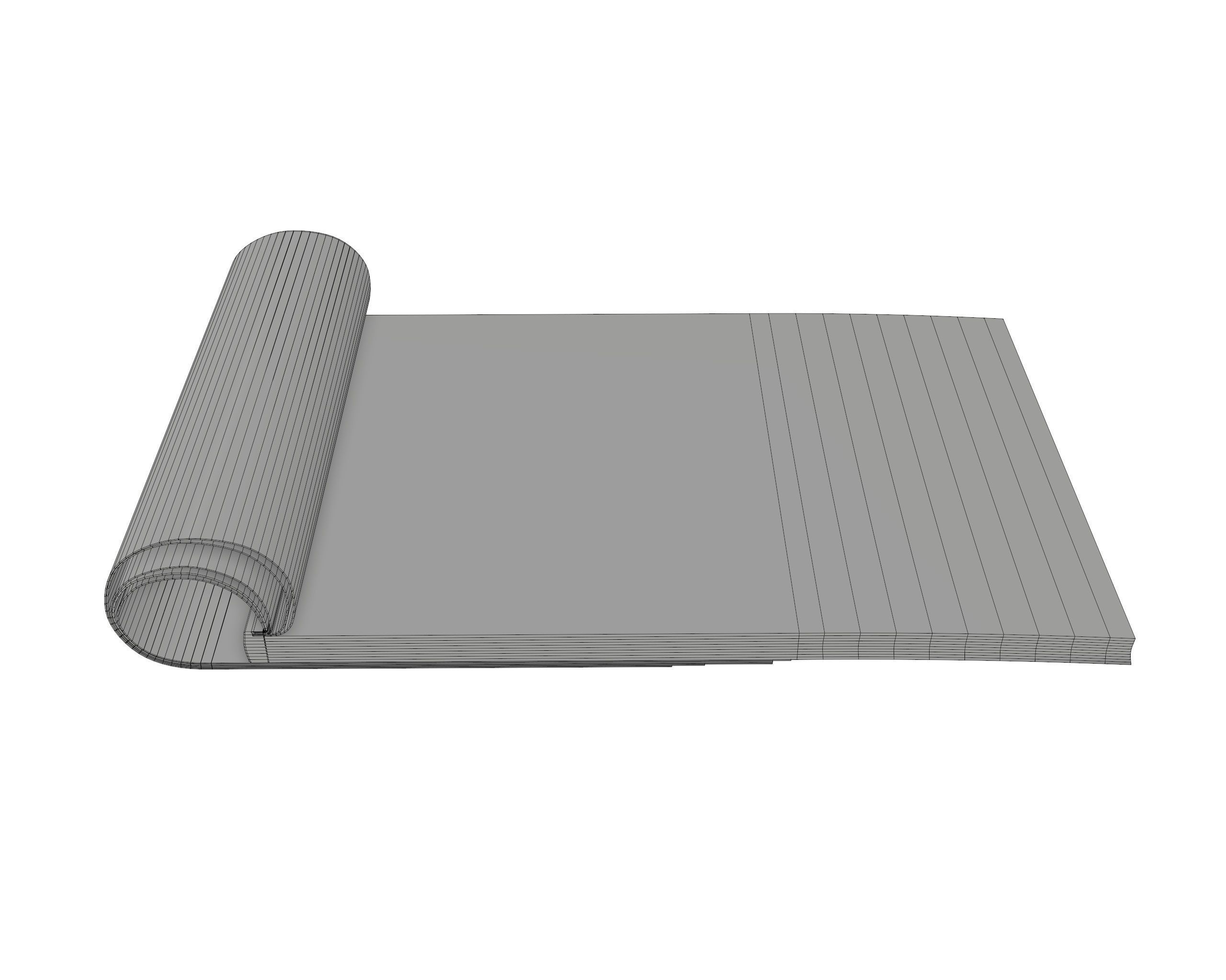 brochure opened size A5 03 3D model_5