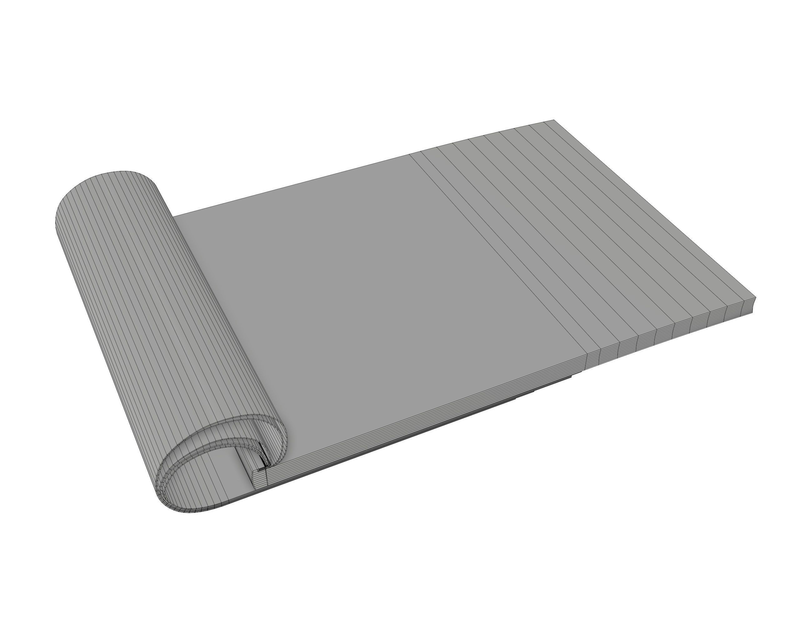 brochure opened size A5 03 3D model_4