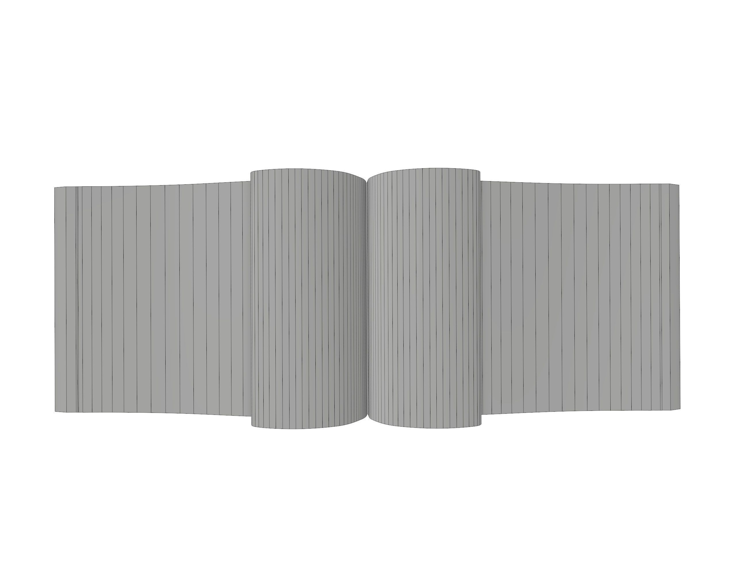 Brochure opened size A5 04 3D model_7