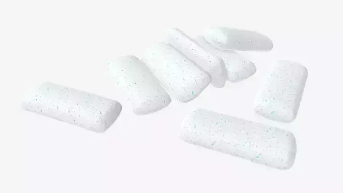 Chewing gum 03 3D model