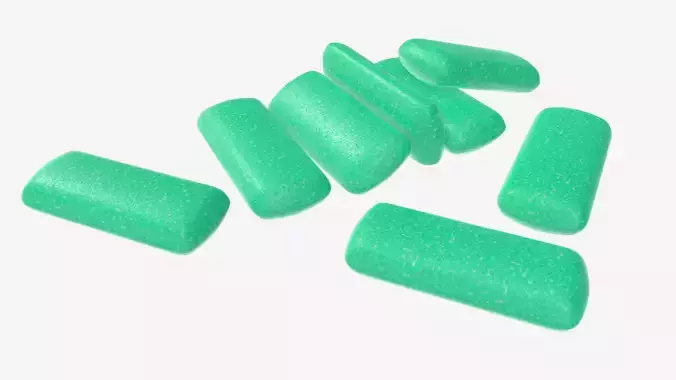 Chewing gum 04 3D model