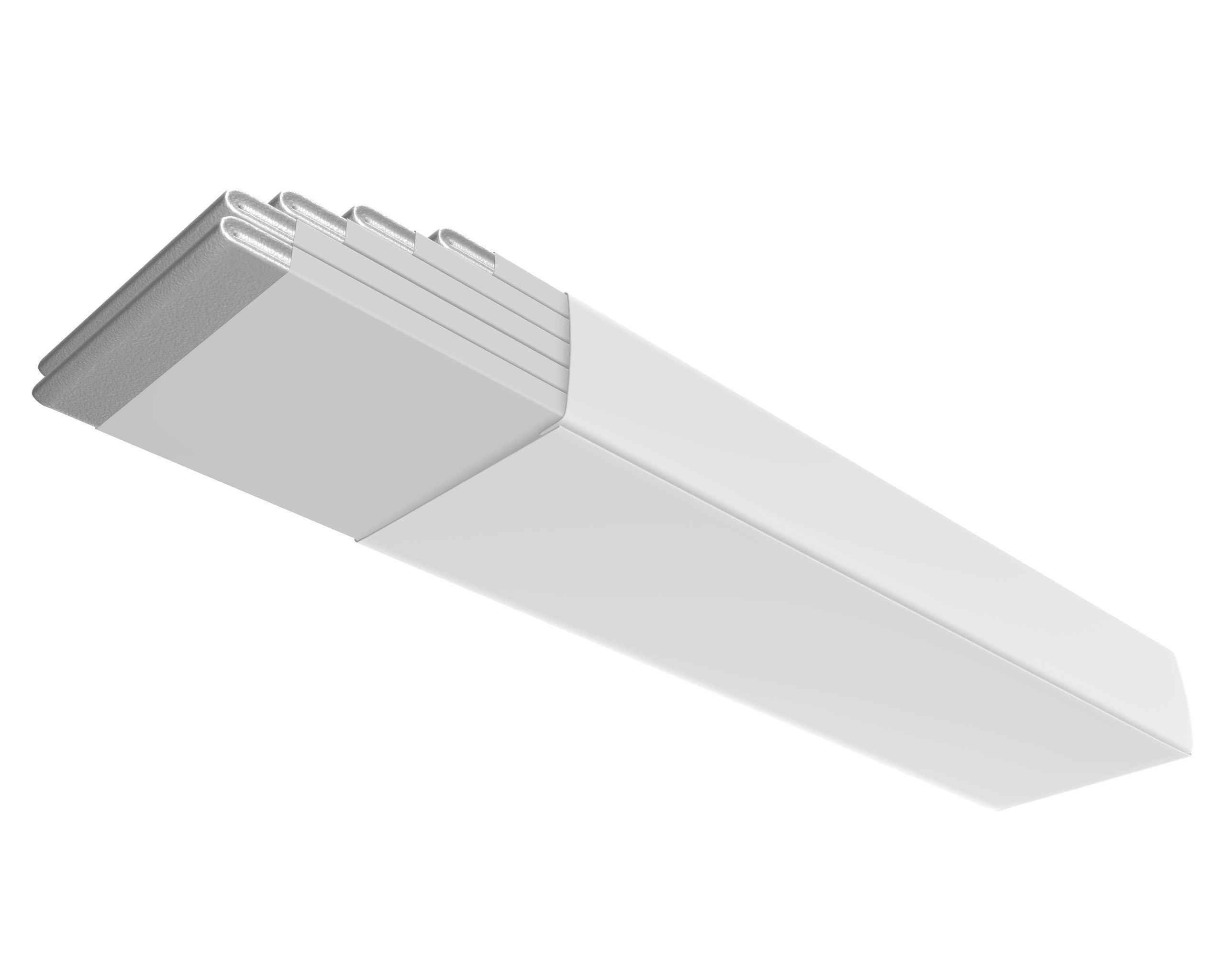 Chewing gum stick opened 02 3D model_4