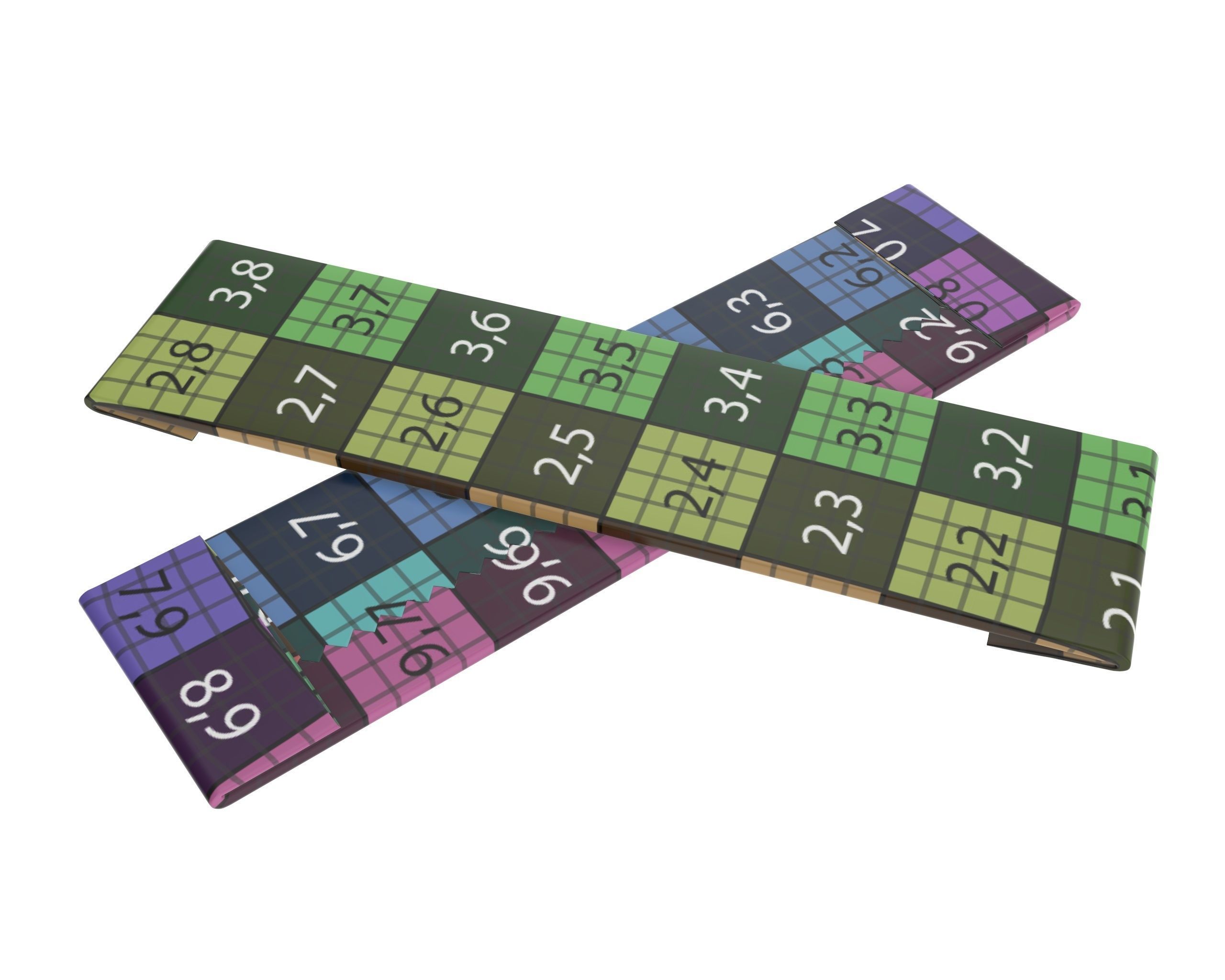 Chewing gum sticks 3D model_9