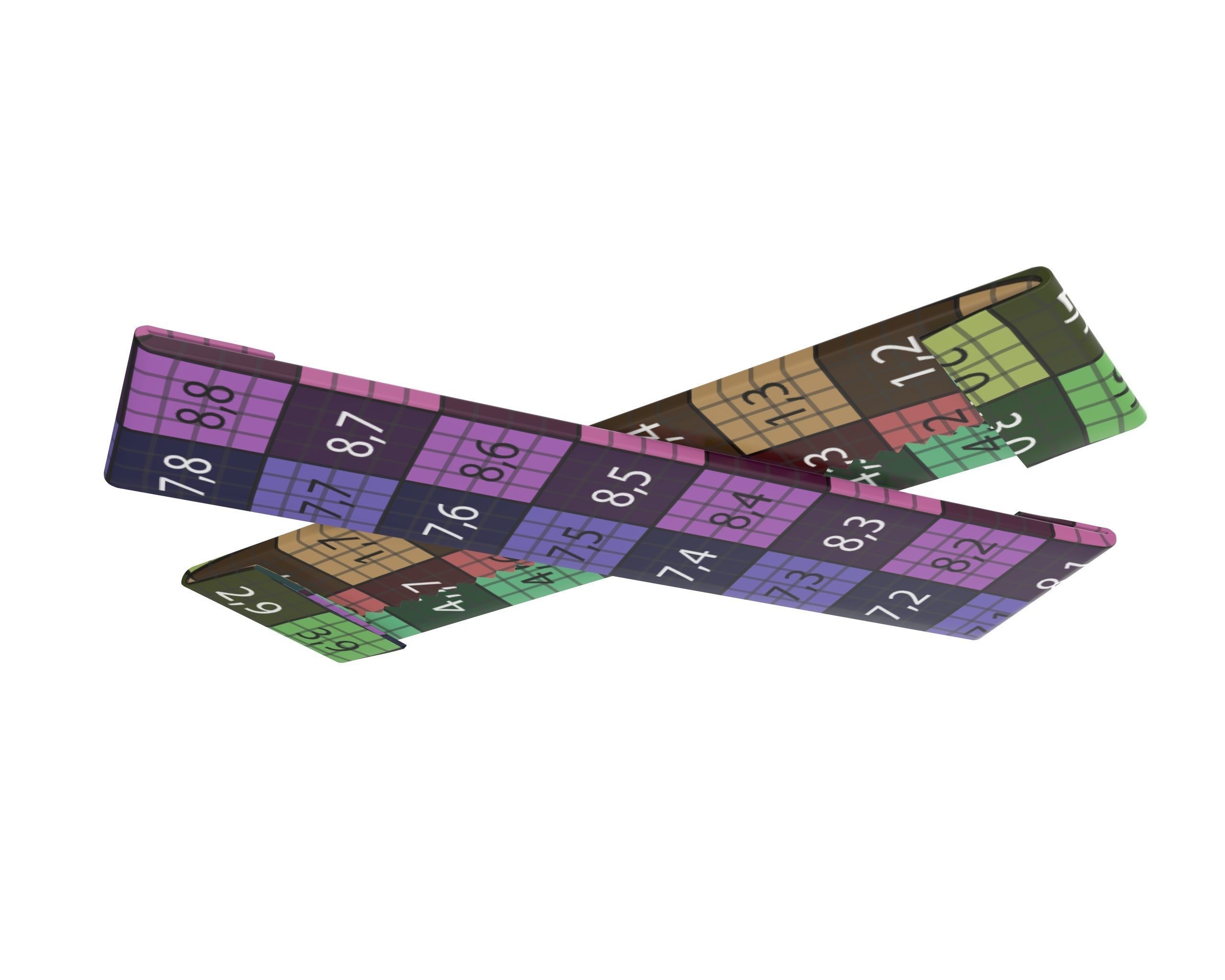 Chewing gum sticks 3D model_12