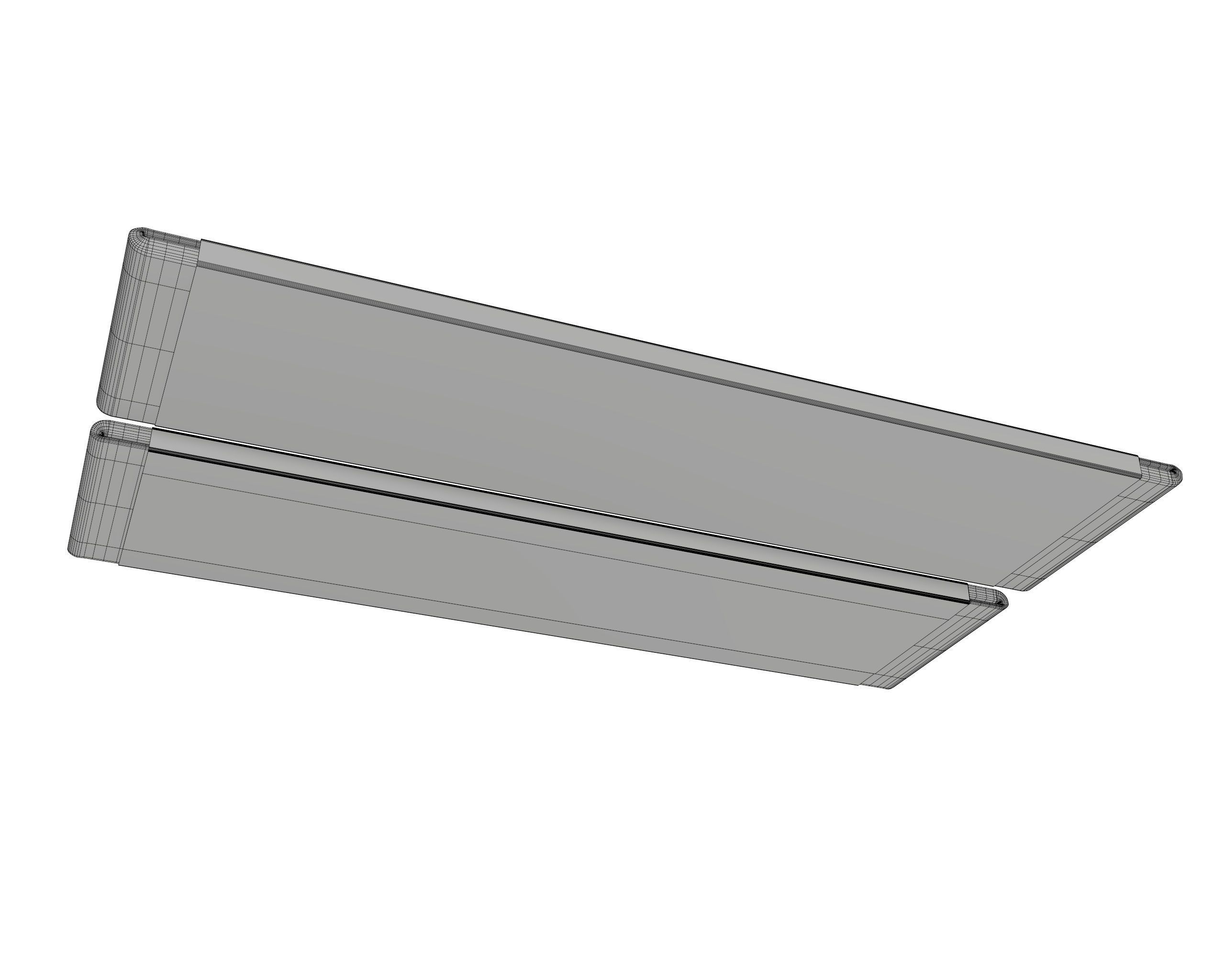 Chewing gum sticks with blank label 3D model_9