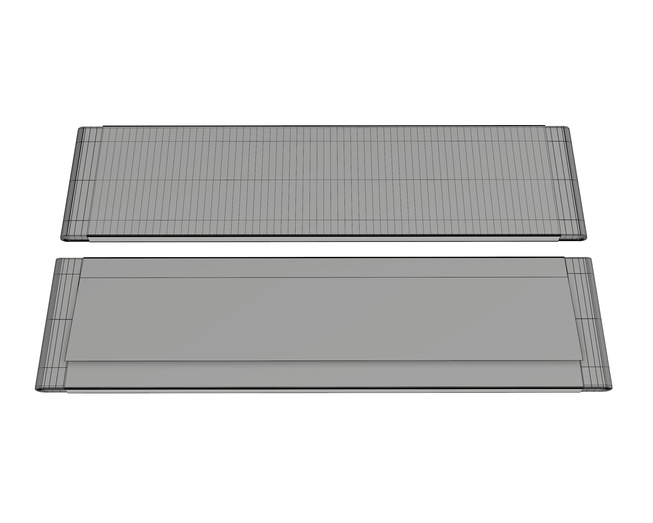 Chewing gum sticks with blank label 3D model_8