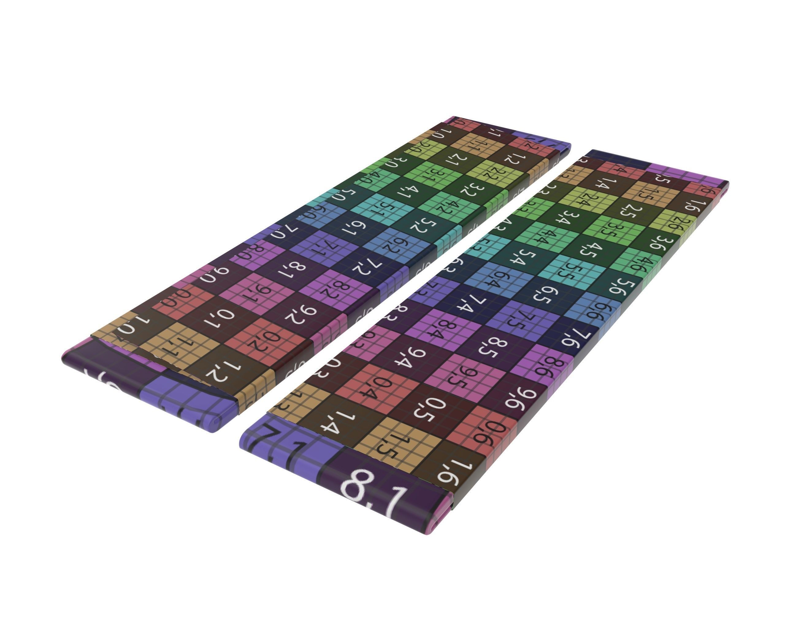 Chewing gum sticks with blank label 3D model_11