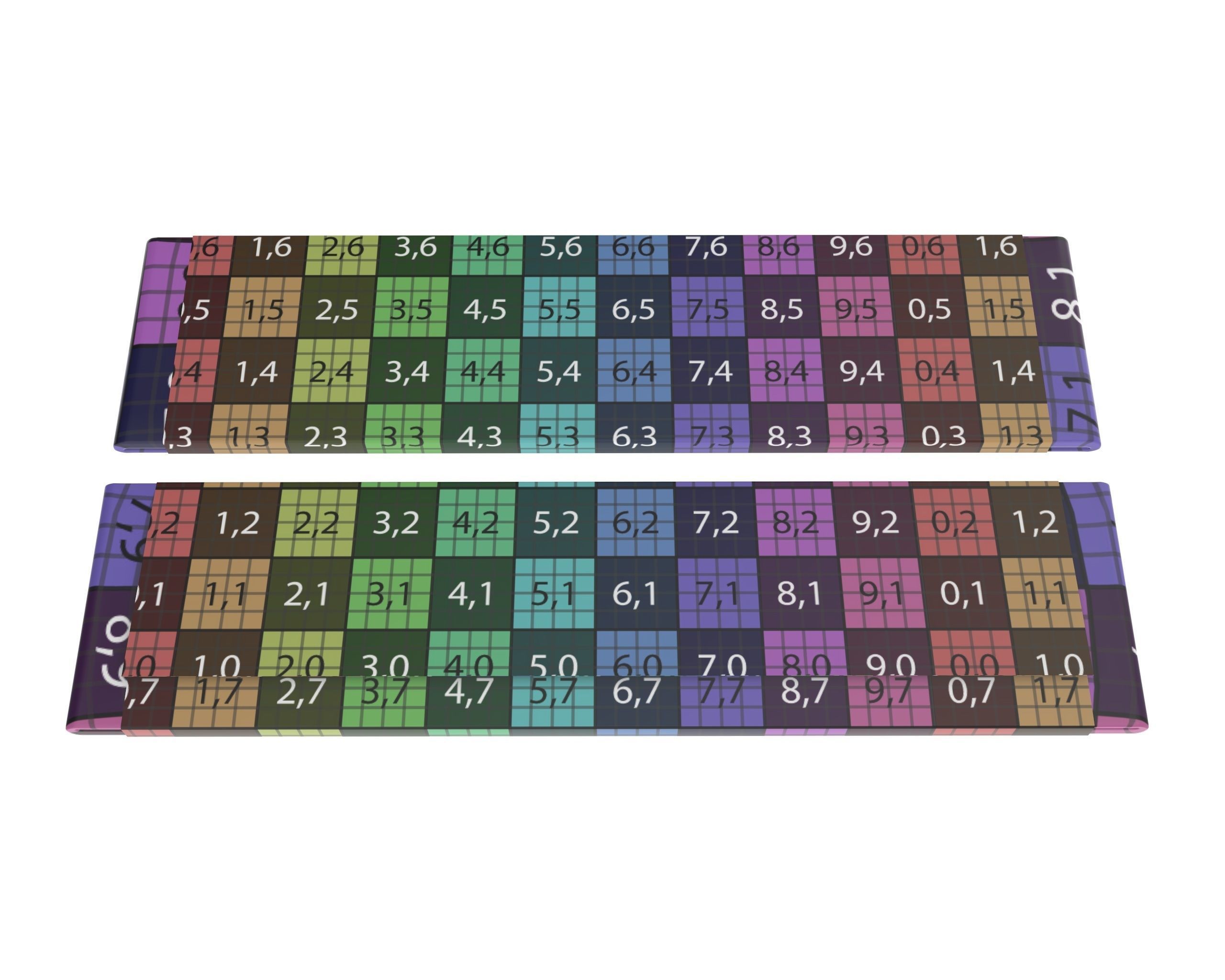 Chewing gum sticks with blank label 3D model_12