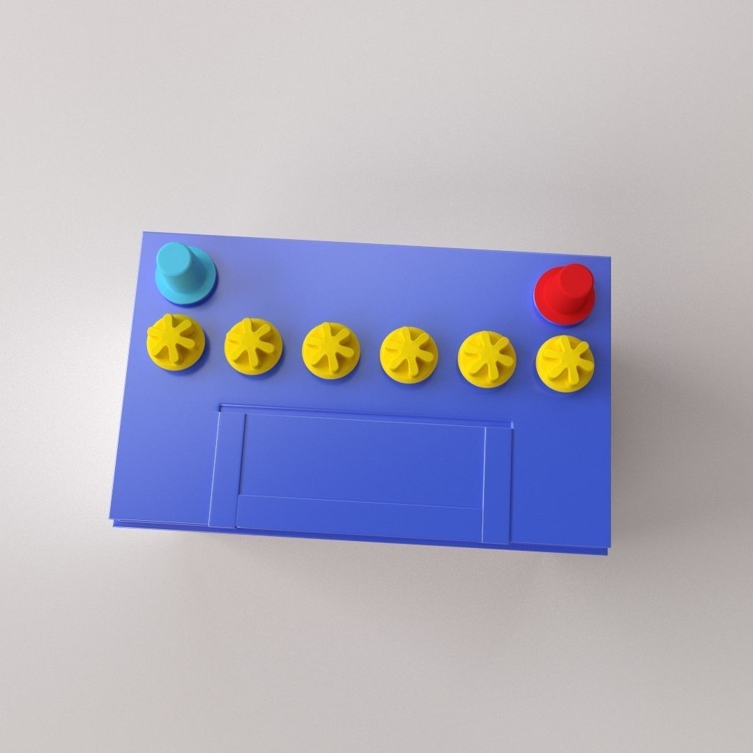 Car Battery 3D model_1