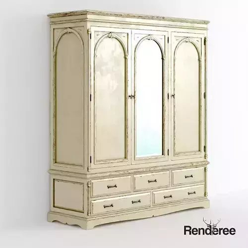 Victorian Desk Old White