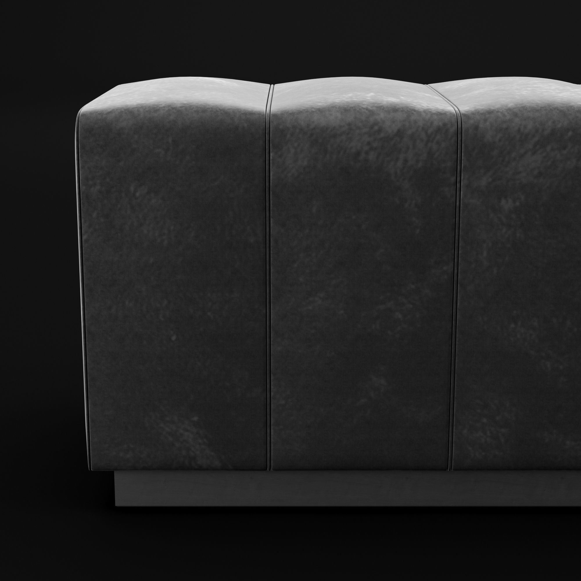 Bed bench 3D model_11