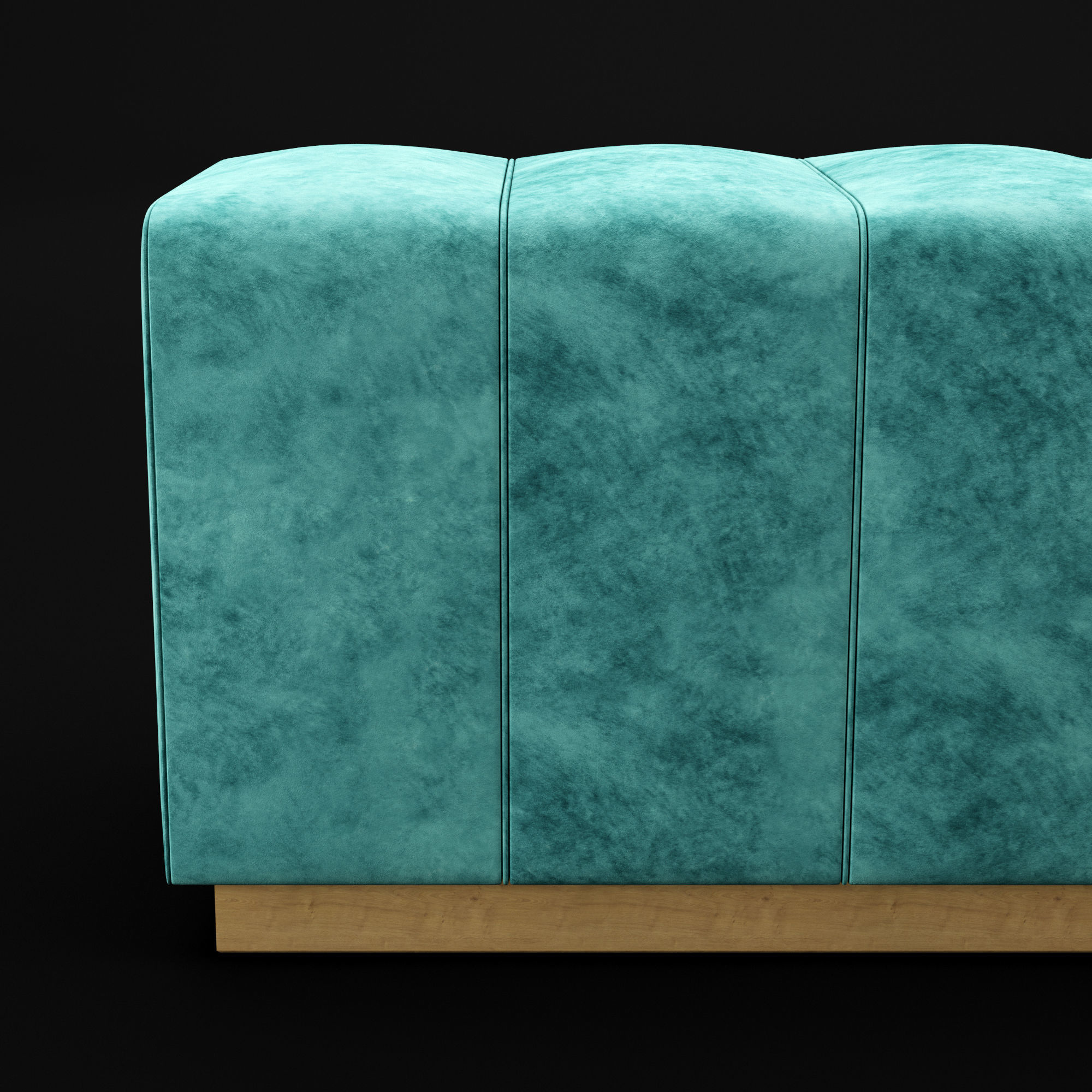 Bed bench 3D model_13
