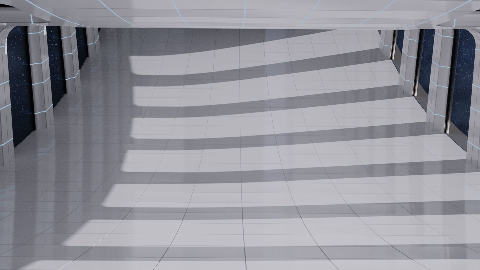 Space station with artificial gravity ring 3D model_6