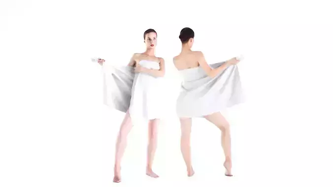 Female in bath towel 03