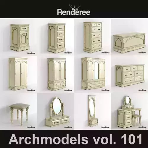 Victorian Old White Set