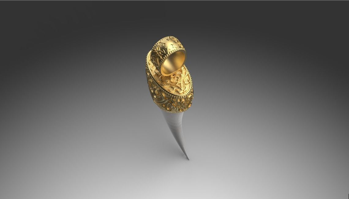 PENDANT TIP FOR CLOW OR FANG 3D print model_7