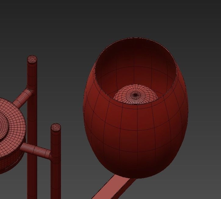 Kichler Eileen Chrome Five Light Medium One Tier Chandelier 3D model_6