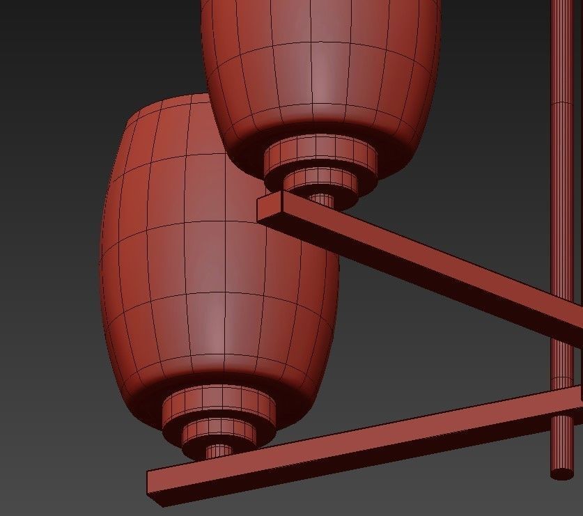 Kichler Eileen Chrome Five Light Medium One Tier Chandelier 3D model_1