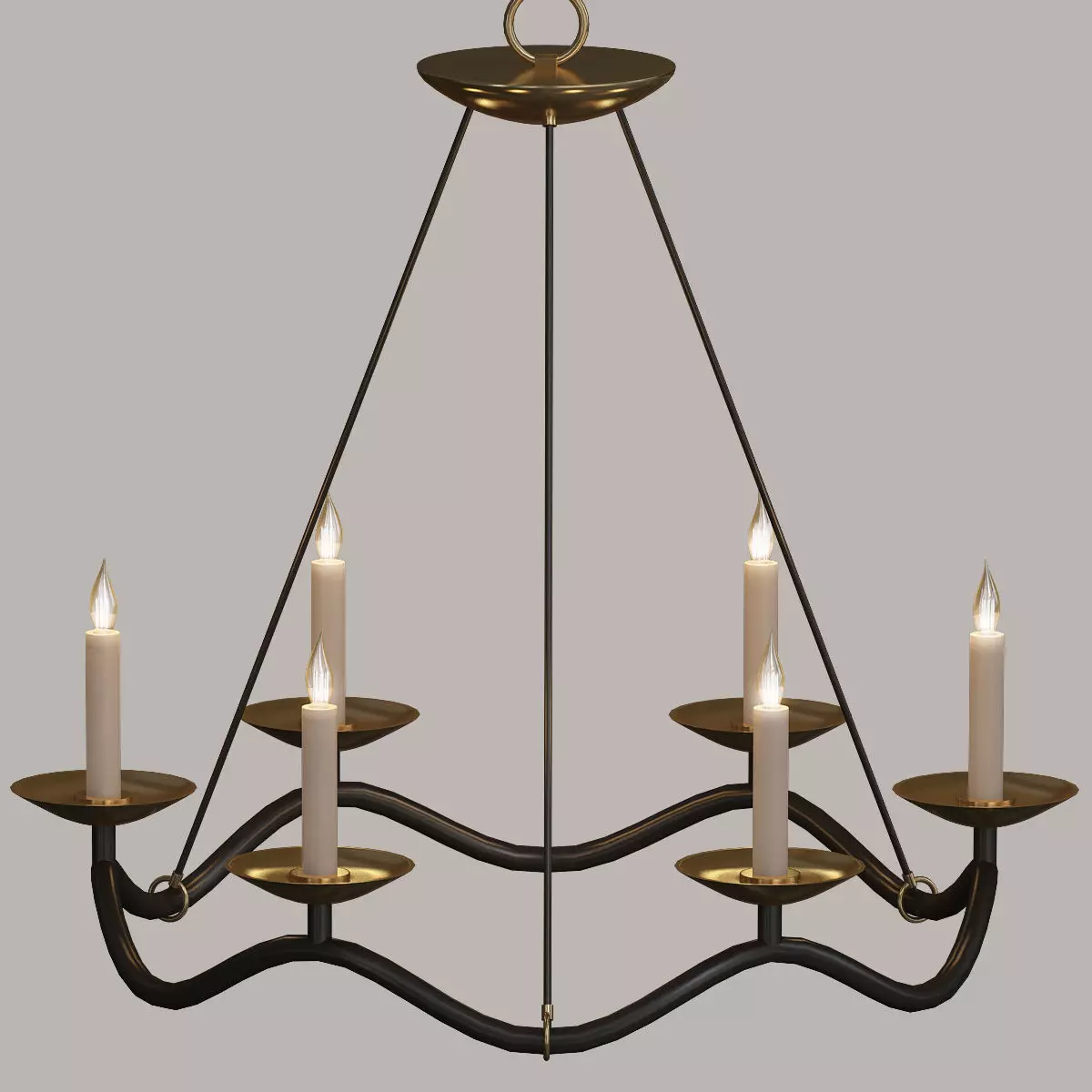 Choros Chandelier 3D model