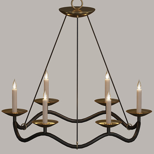 Choros Chandelier 3D model