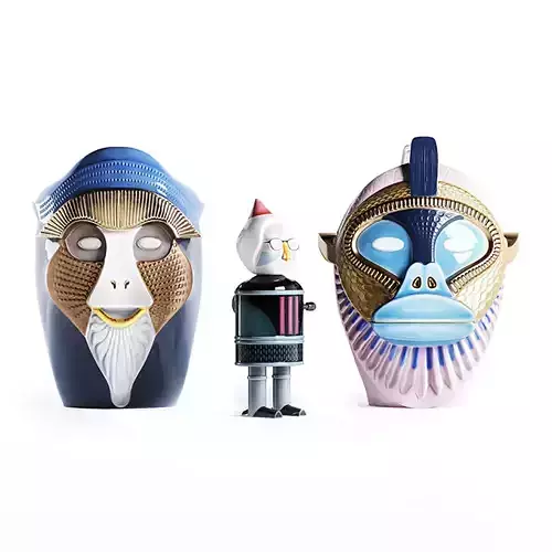 Bosa Primates Most Illustrious Sculpture Riccardo Dalis