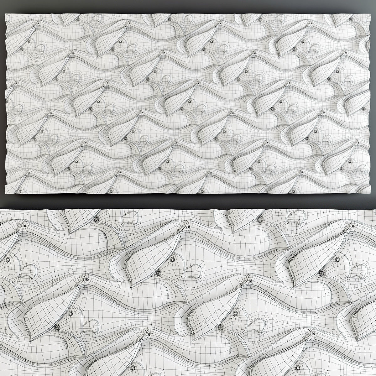 Decorative Panel 3D model_1