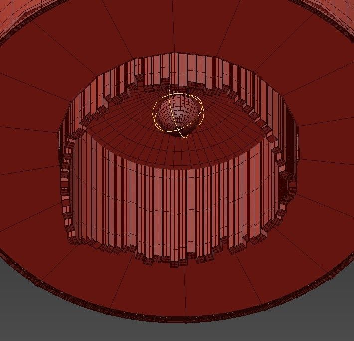 Metropolitan Crystal Cascade LED Chandelier 3D model_5