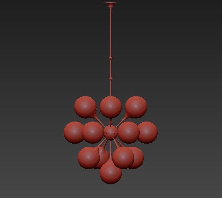 Visual Comfort Lighting Cristol Large Tiered Chandelier 3D model_1