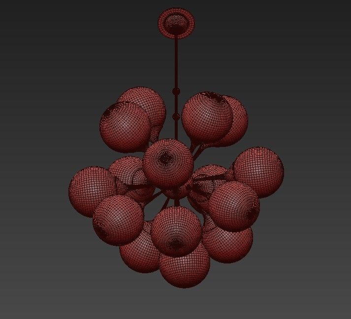 Visual Comfort Lighting Cristol Large Tiered Chandelier 3D model_3