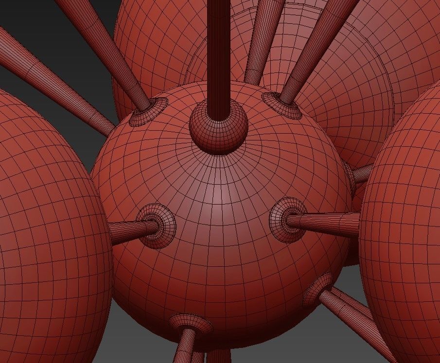 Visual Comfort Lighting Cristol Large Tiered Chandelier 3D model_7