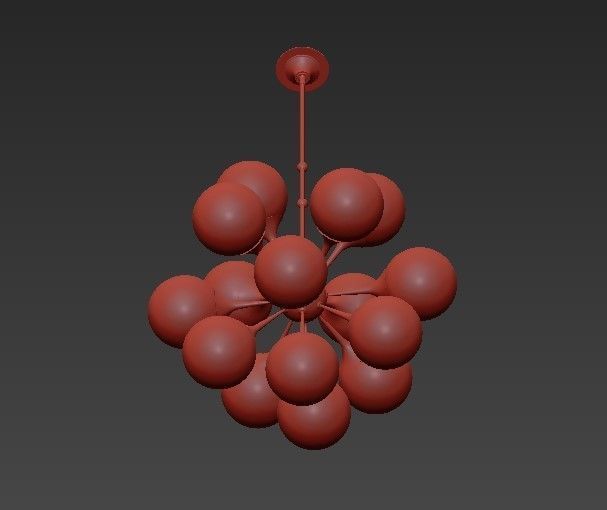 Visual Comfort Lighting Cristol Large Tiered Chandelier 3D model_2