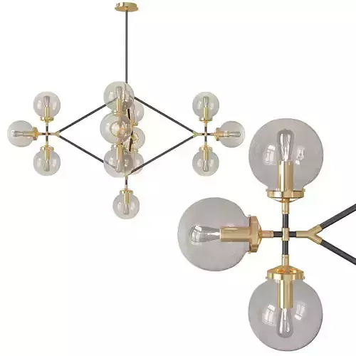 Flake Chandelier 3D model