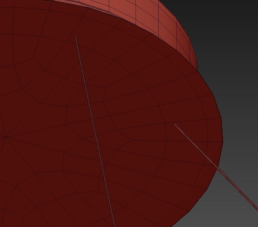 Chandelier circular led pendant light 3D model_4